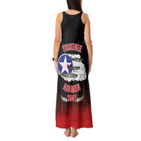 Tuskegee Airmen Red Tails Tank Maxi Dress 332nd Fighter Group WWII Tribute Black Style - Wonder Print Shop