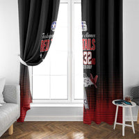 Tuskegee Airmen Red Tails Window Curtain 332nd Fighter Group WWII Tribute Black Style - Wonder Print Shop
