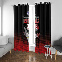 Tuskegee Airmen Red Tails Window Curtain 332nd Fighter Group WWII Tribute Black Style - Wonder Print Shop