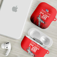 Tuskegee Airmen Red Tails AirPods Case 332nd Fighter Group WWII Tribute Red Style - Wonder Print Shop