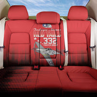 Tuskegee Airmen Red Tails Back Car Seat Cover 332nd Fighter Group WWII Tribute Red Style - Wonder Print Shop