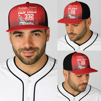 Tuskegee Airmen Red Tails Baseball Net Cap 332nd Fighter Group WWII Tribute Red Style - Wonder Print Shop