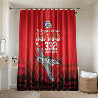 Tuskegee Airmen Red Tails Bathroom Set 332nd Fighter Group WWII Tribute Red Style - Wonder Print Shop