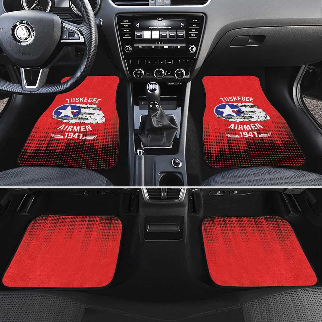 Tuskegee Airmen Red Tails Car Mats 332nd Fighter Group WWII Tribute Red Style - Wonder Print Shop