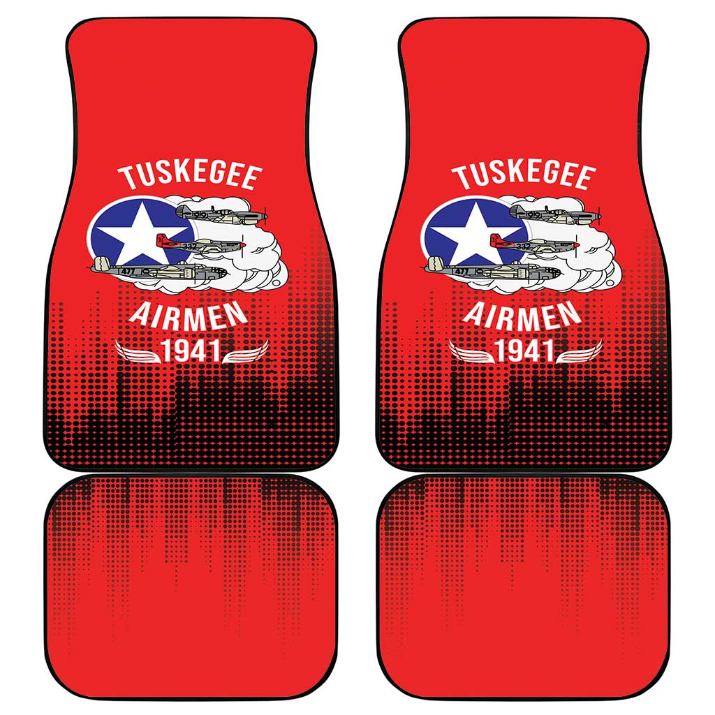 Tuskegee Airmen Red Tails Car Mats 332nd Fighter Group WWII Tribute Red Style - Wonder Print Shop
