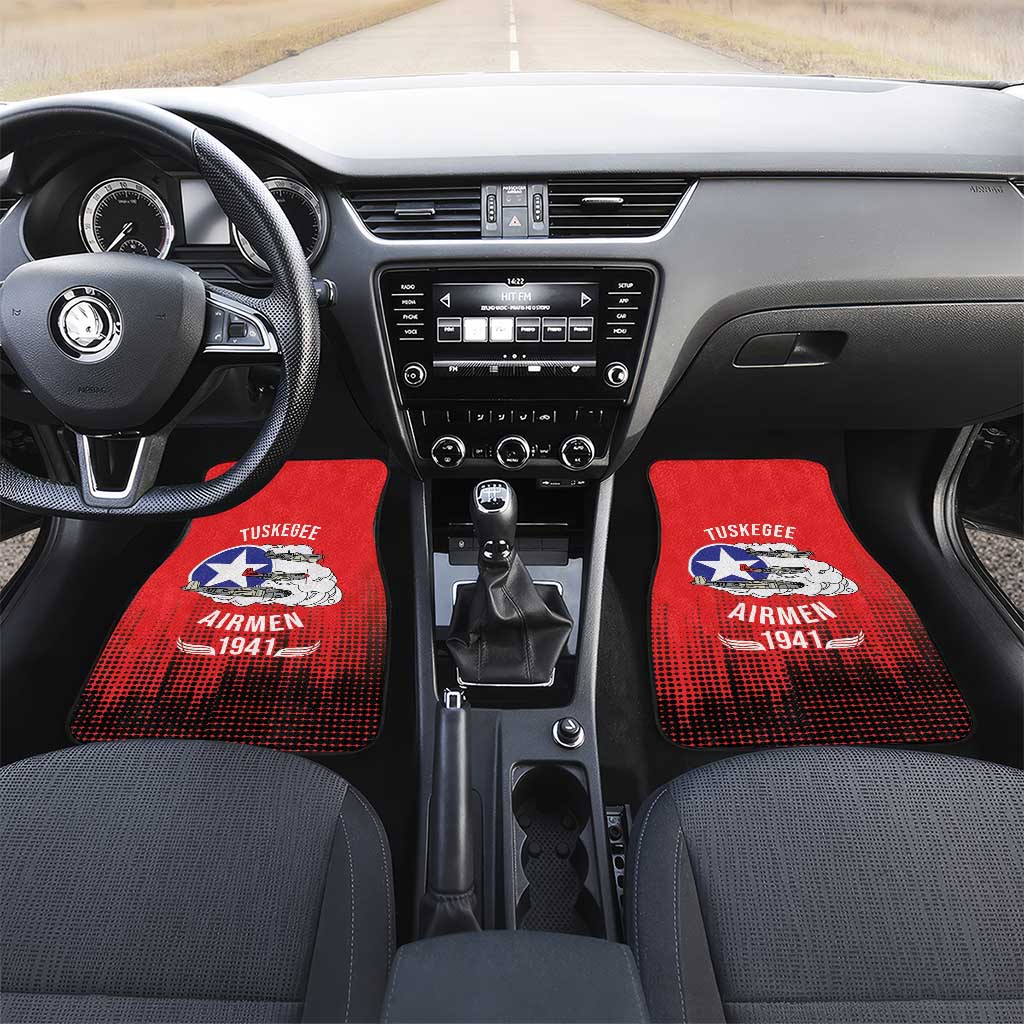 Tuskegee Airmen Red Tails Car Mats 332nd Fighter Group WWII Tribute Red Style - Wonder Print Shop