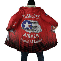 Tuskegee Airmen Red Tails Cloak 332nd Fighter Group WWII Tribute Red Style - Wonder Print Shop