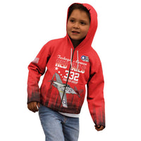Tuskegee Airmen Red Tails Kid Hoodie 332nd Fighter Group WWII Tribute Red Style - Wonder Print Shop