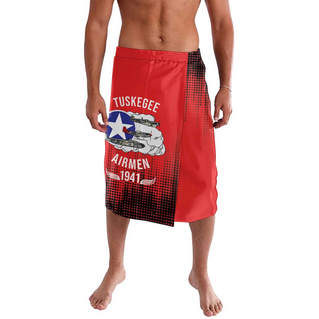 Tuskegee Airmen Red Tails Lavalava 332nd Fighter Group WWII Tribute Red Style - Wonder Print Shop