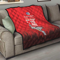 Tuskegee Airmen Red Tails Quilt 332nd Fighter Group WWII Tribute Red Style - Wonder Print Shop