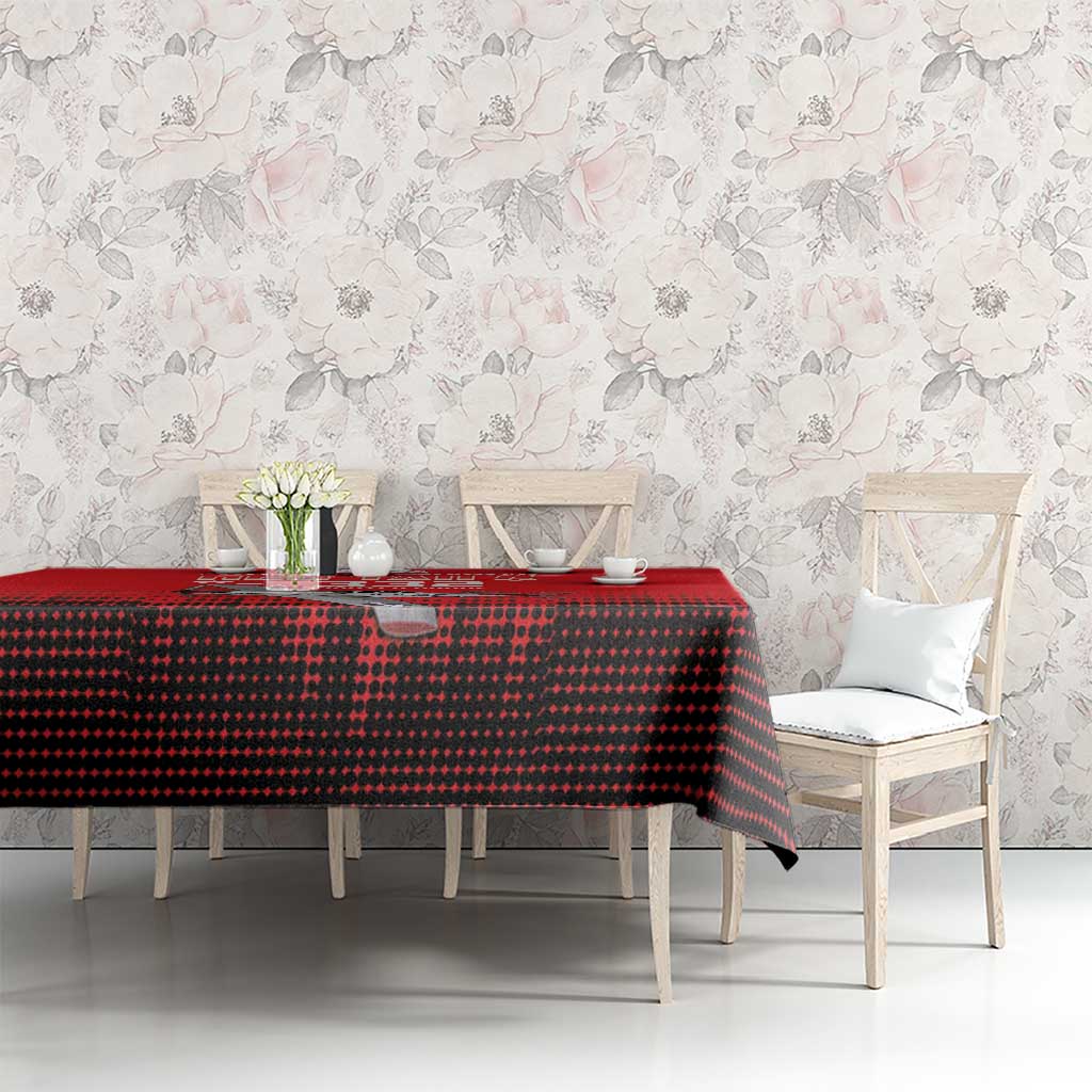 Tuskegee Airmen Red Tails Tablecloth 332nd Fighter Group WWII Tribute Red Style - Wonder Print Shop