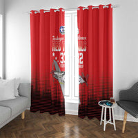 Tuskegee Airmen Red Tails Window Curtain 332nd Fighter Group WWII Tribute Red Style - Wonder Print Shop