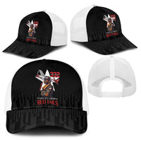 Tuskegee Airmen Red Tails Baseball Net Cap African American Pilots Heritage Black Style - Wonder Print Shop
