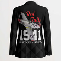 Tuskegee Airmen Red Tails Blazer African American Pilots Heritage Black Style - Wonder Print Shop