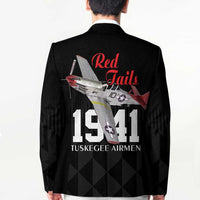 Tuskegee Airmen Red Tails Blazer African American Pilots Heritage Black Style - Wonder Print Shop
