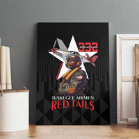 Tuskegee Airmen Red Tails Canvas Wall Art African American Pilots Heritage Black Style - Wonder Print Shop