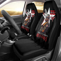 Tuskegee Airmen Red Tails Car Seat Cover African American Pilots Heritage Black Style - Wonder Print Shop