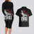 Tuskegee Airmen Red Tails Couples Matching Long Sleeve Bodycon Dress and Hawaiian Shirt African American Pilots Heritage Black Style - Wonder Print Shop