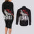 Tuskegee Airmen Red Tails Couples Matching Long Sleeve Bodycon Dress and Long Sleeve Button Shirt African American Pilots Heritage Black Style - Wonder Print Shop