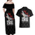 Tuskegee Airmen Red Tails Couples Matching Off Shoulder Maxi Dress and Hawaiian Shirt African American Pilots Heritage Black Style - Wonder Print Shop
