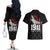 Tuskegee Airmen Red Tails Couples Matching Off The Shoulder Long Sleeve Dress and Hawaiian Shirt African American Pilots Heritage Black Style - Wonder Print Shop