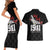 Tuskegee Airmen Red Tails Couples Matching Short Sleeve Bodycon Dress and Hawaiian Shirt African American Pilots Heritage Black Style - Wonder Print Shop