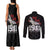 Tuskegee Airmen Red Tails Couples Matching Tank Maxi Dress and Long Sleeve Button Shirt African American Pilots Heritage Black Style - Wonder Print Shop