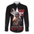 Tuskegee Airmen Red Tails Family Matching Long Sleeve Bodycon Dress and Hawaiian Shirt African American Pilots Heritage Black Style - Wonder Print Shop