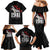 Tuskegee Airmen Red Tails Family Matching Mermaid Dress and Hawaiian Shirt African American Pilots Heritage Black Style - Wonder Print Shop