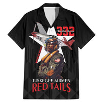 Tuskegee Airmen Red Tails Family Matching Mermaid Dress and Hawaiian Shirt African American Pilots Heritage Black Style - Wonder Print Shop