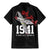 Tuskegee Airmen Red Tails Family Matching Mermaid Dress and Hawaiian Shirt African American Pilots Heritage Black Style - Wonder Print Shop