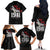 Tuskegee Airmen Red Tails Family Matching Off The Shoulder Long Sleeve Dress and Hawaiian Shirt African American Pilots Heritage Black Style - Wonder Print Shop