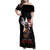 Tuskegee Airmen Red Tails Family Matching Off Shoulder Maxi Dress and Hawaiian Shirt African American Pilots Heritage Black Style - Wonder Print Shop