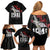 Tuskegee Airmen Red Tails Family Matching Off Shoulder Short Dress and Hawaiian Shirt African American Pilots Heritage Black Style - Wonder Print Shop