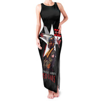 Tuskegee Airmen Red Tails Family Matching Tank Maxi Dress and Hawaiian Shirt African American Pilots Heritage Black Style - Wonder Print Shop