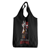 Tuskegee Airmen Red Tails Grocery Bag African American Pilots Heritage Black Style - Wonder Print Shop