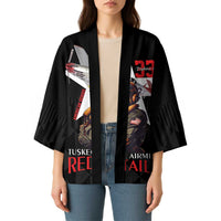 Tuskegee Airmen Red Tails Kimono African American Pilots Heritage Black Style - Wonder Print Shop