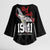 Tuskegee Airmen Red Tails Kimono Sleeve Blouse African American Pilots Heritage Black Style - Wonder Print Shop