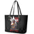 Tuskegee Airmen Red Tails Leather Tote Bag African American Pilots Heritage Black Style - Wonder Print Shop