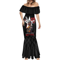Tuskegee Airmen Red Tails Mermaid Dress African American Pilots Heritage Black Style - Wonder Print Shop