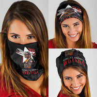 Tuskegee Airmen Red Tails Neck Gaiter African American Pilots Heritage Black Style - Wonder Print Shop