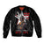 Tuskegee Airmen Red Tails Sleeve Zip Bomber Jacket African American Pilots Heritage Black Style - Wonder Print Shop