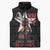 Tuskegee Airmen Red Tails Sleeveless Puffer Jacket African American Pilots Heritage Black Style - Wonder Print Shop