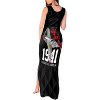 Tuskegee Airmen Red Tails Tank Maxi Dress African American Pilots Heritage Black Style - Wonder Print Shop