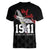 Tuskegee Airmen Red Tails Women V-Neck T-Shirt African American Pilots Heritage Black Style - Wonder Print Shop