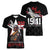 Tuskegee Airmen Red Tails Women V-Neck T-Shirt African American Pilots Heritage Black Style - Wonder Print Shop