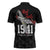 Tuskegee Airmen Red Tails Zipper Polo Shirt African American Pilots Heritage Black Style - Wonder Print Shop