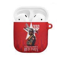 Tuskegee Airmen Red Tails AirPods Case African American Pilots Heritage Red Style - Wonder Print Shop