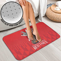 Tuskegee Airmen Red Tails Bathroom Set African American Pilots Heritage Red Style - Wonder Print Shop