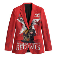 Tuskegee Airmen Red Tails Blazer African American Pilots Heritage Red Style - Wonder Print Shop